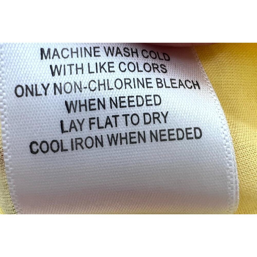 ModCloth Women’s Yellow Floral Retro Summer Garden Party Dress Size Medium NWT - Picture 8 of 9